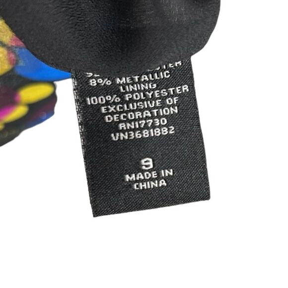 Anna Sui for Target Multicolor Metallic Geometric Print Sleeveless Mini Dress 9 - Picture 4 of 6